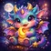 Brightly colored abstract animal avatar with a friendly expression, ideal for profile use.