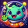 A colorful cartoon fox with a playful expression and vibrant fur colors, suitable for a profile picture.